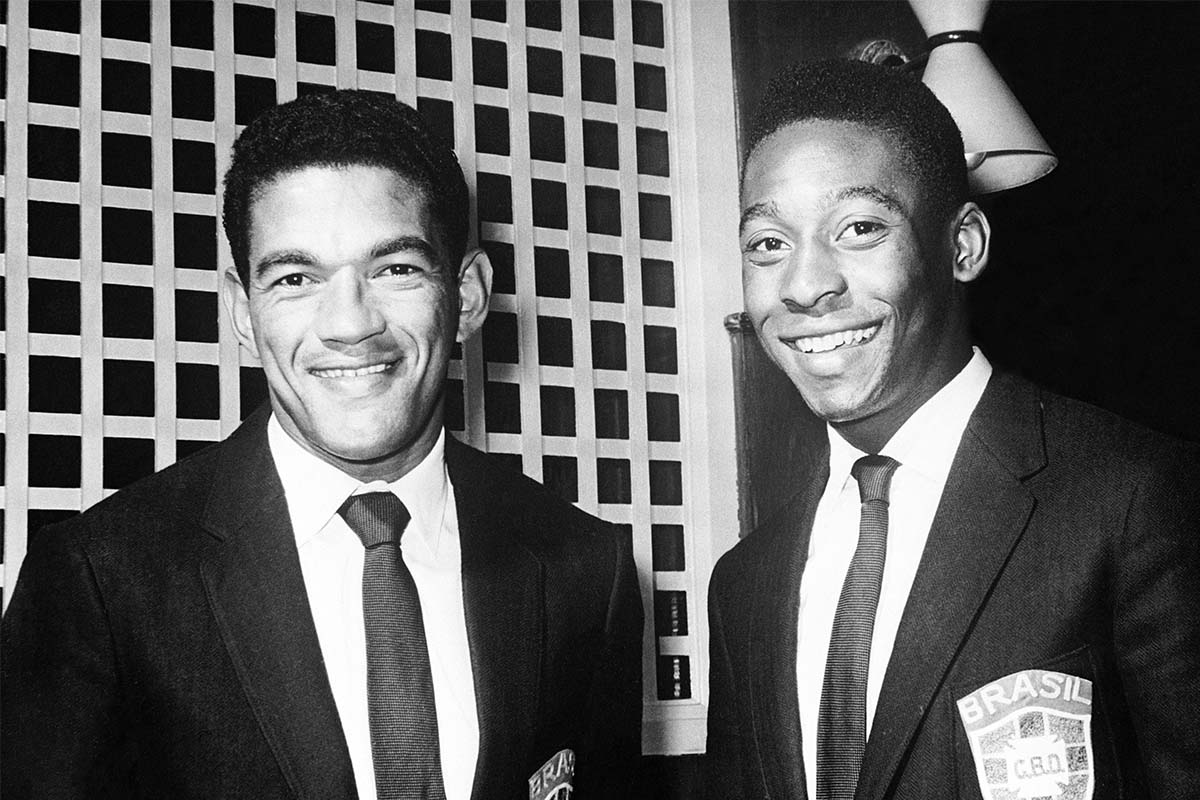 Garrincha and Pele