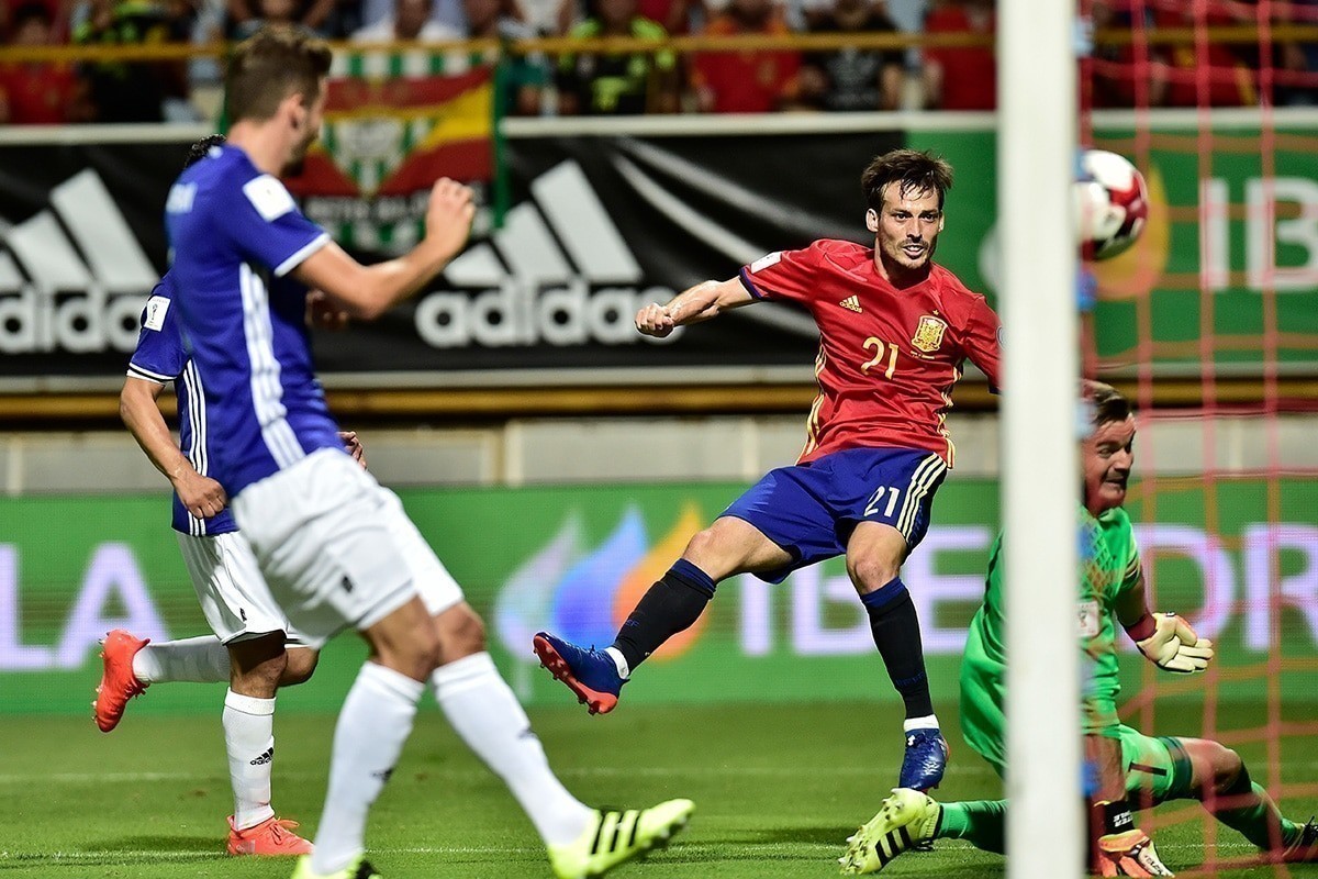 david silva Spain v Liechtenstein