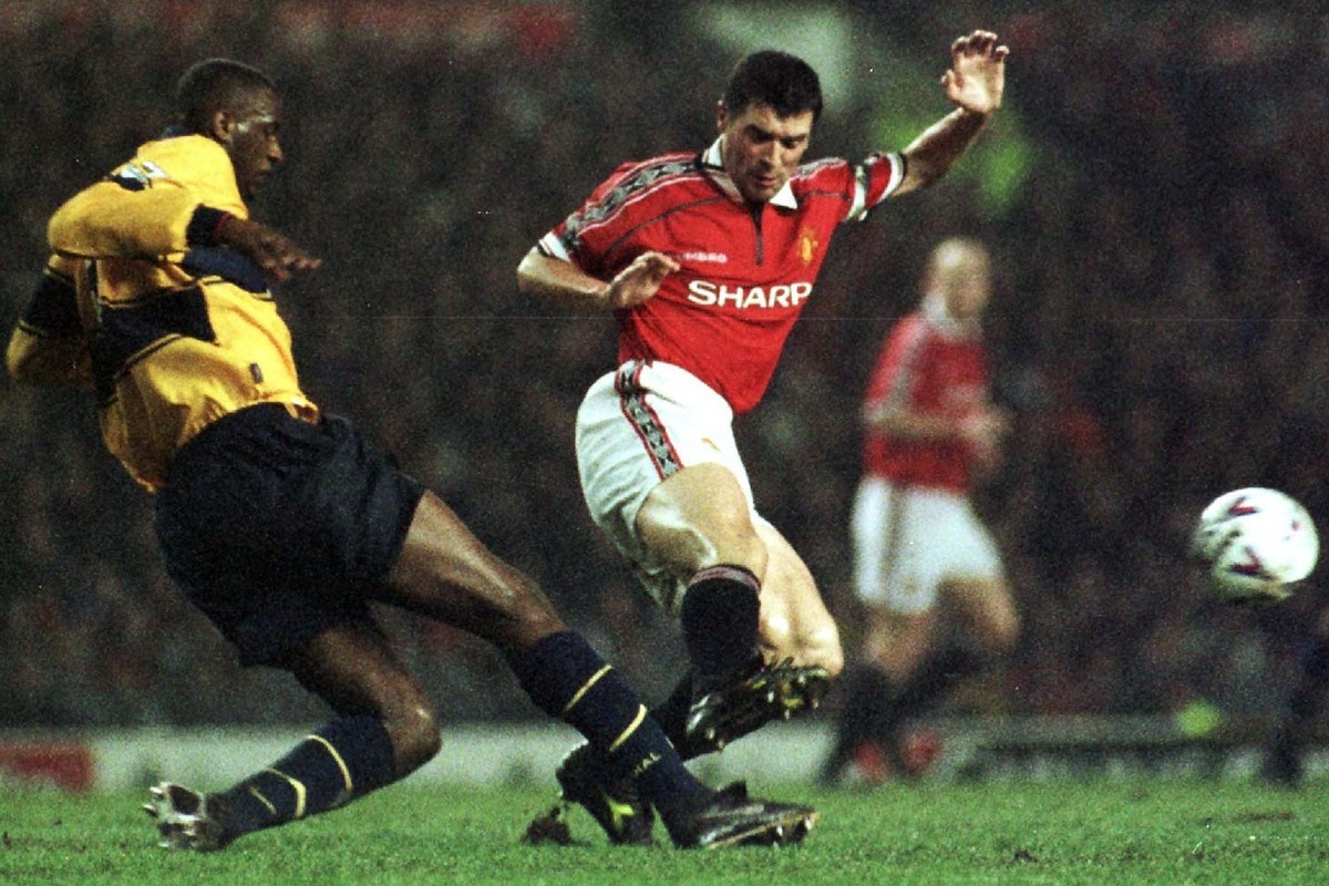 roy keane patrick vieira manchester united v arsenal