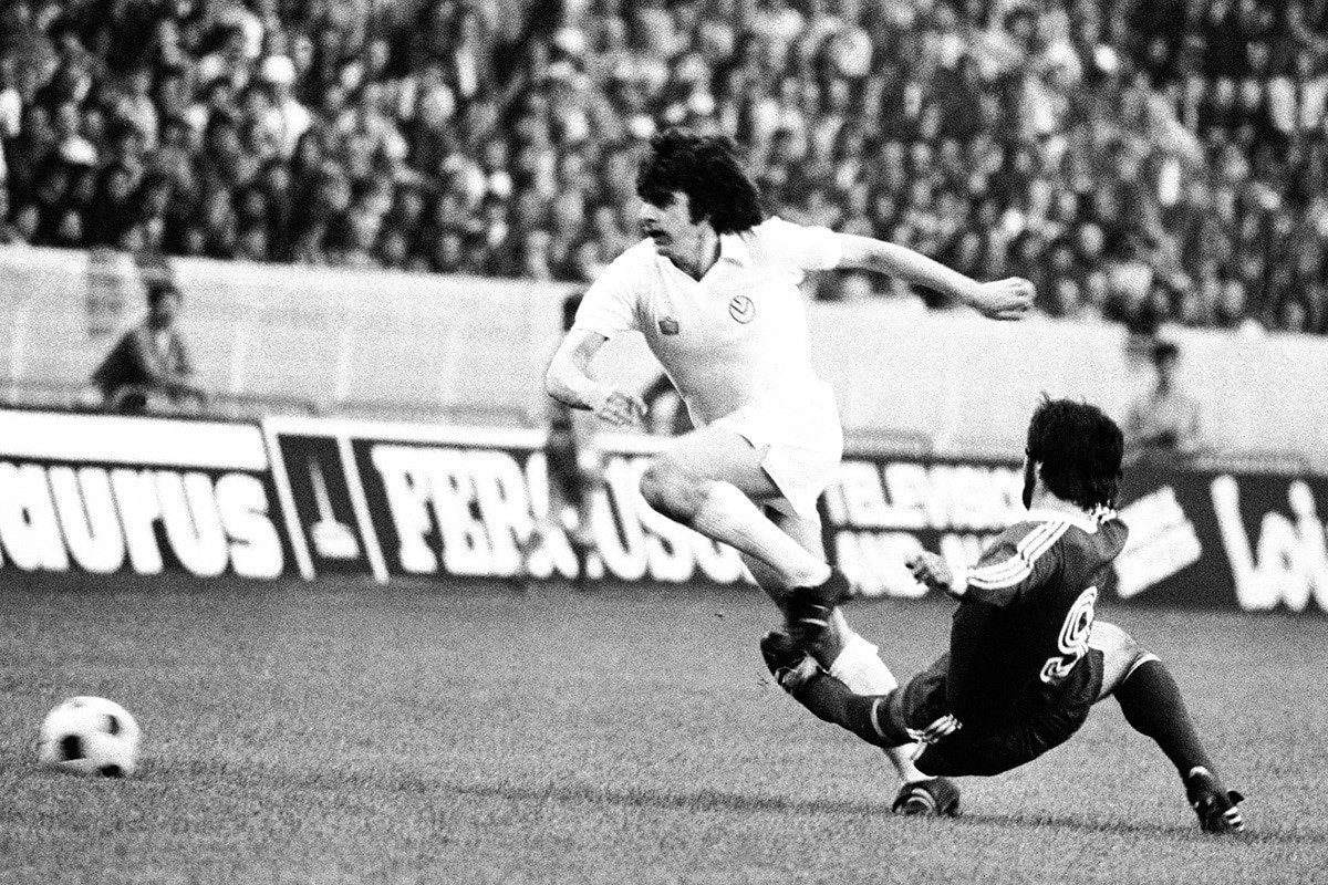 Leeds United's Peter Lorimer