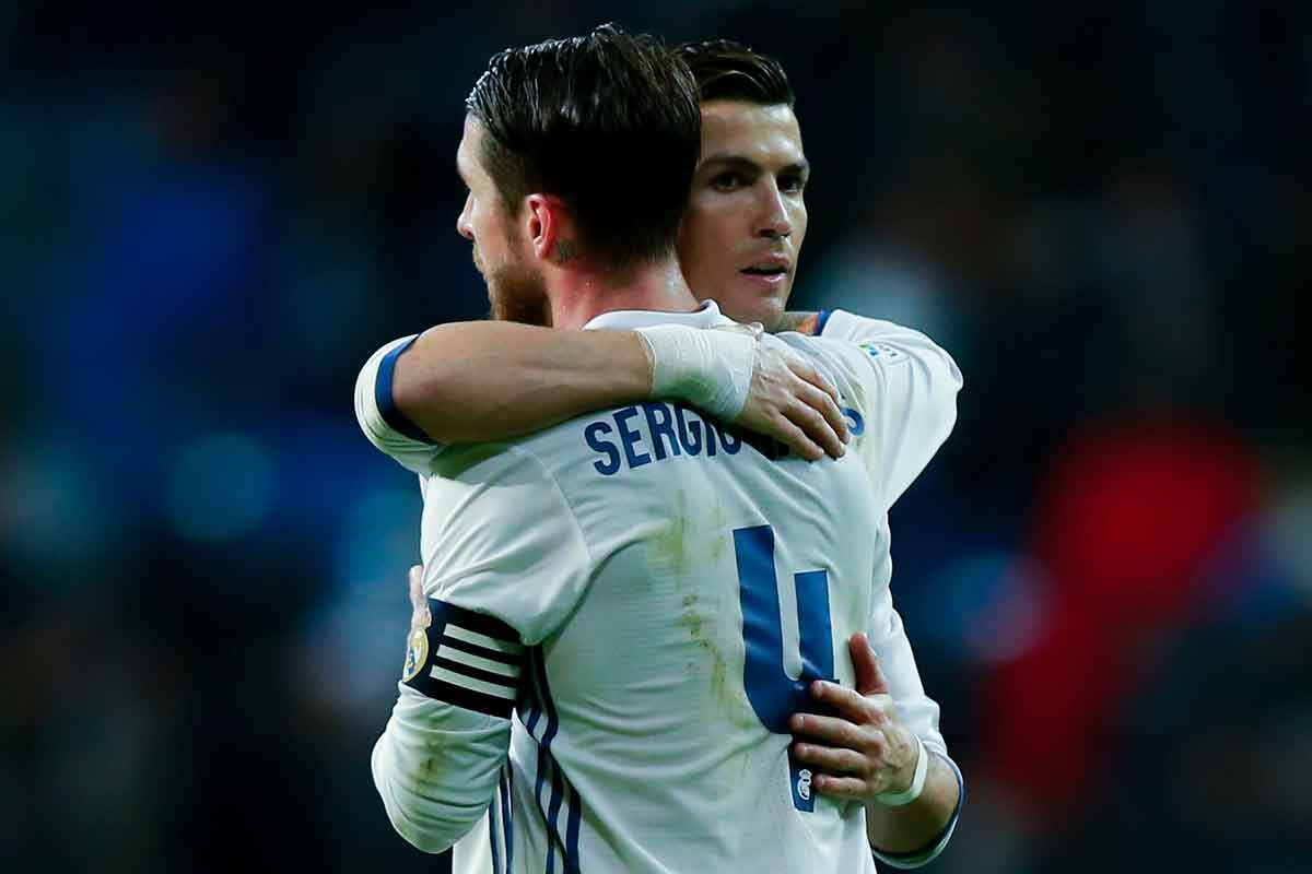 Real Madrid pair Cristiano Ronaldo and Sergio Ramos