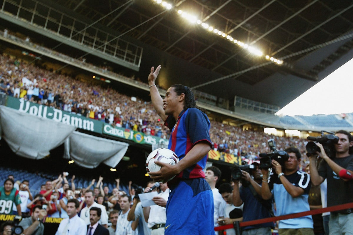 Ronaldinho of FC Barcelona