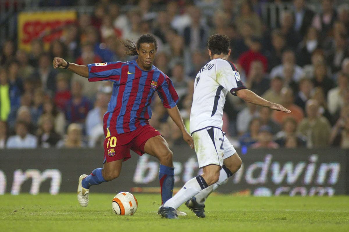 Ronaldinho of FC Barcelona