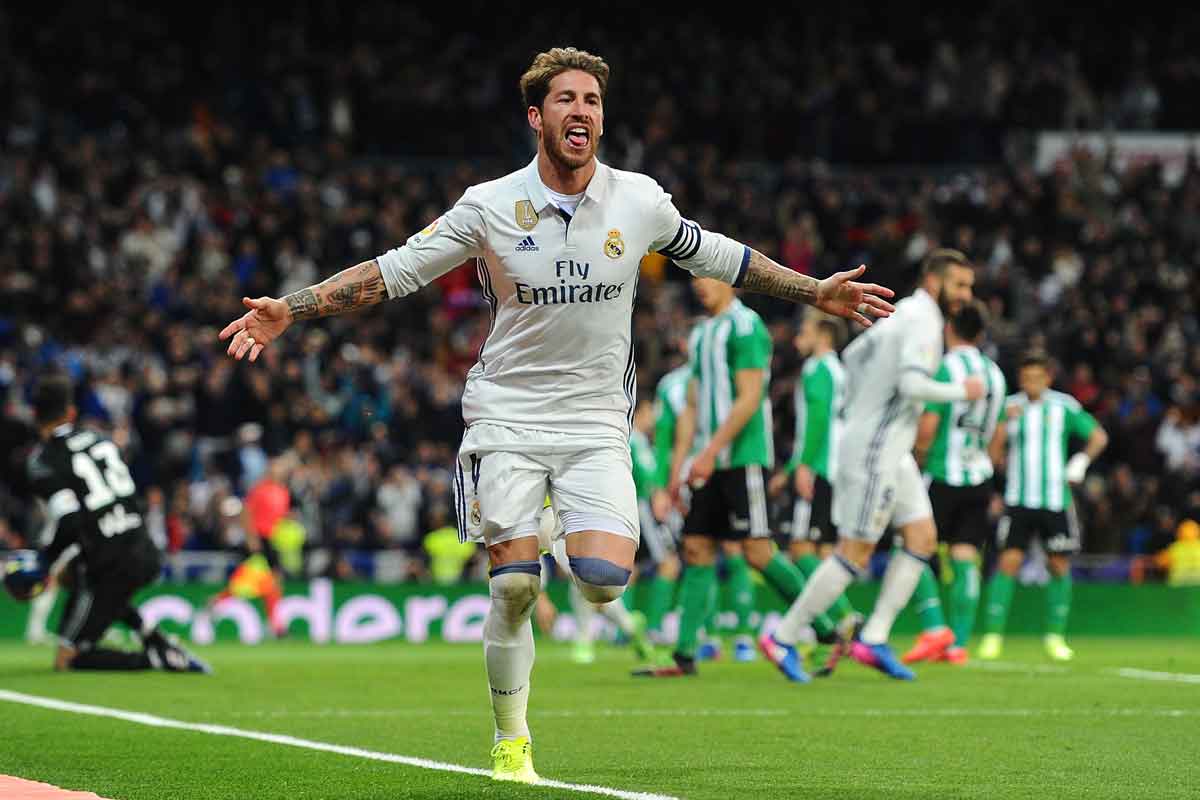Real Madrid captain Sergio Ramos