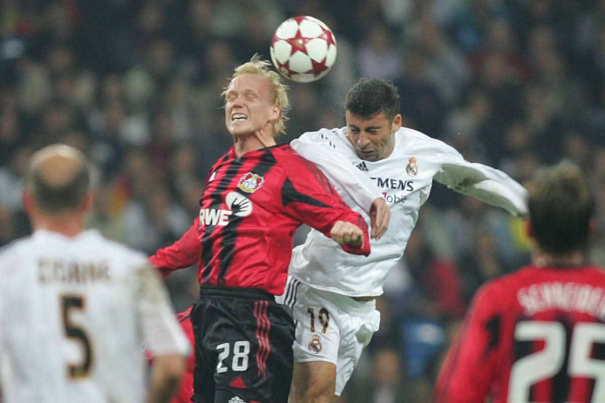 Walter Samuel in action for Real Madrid