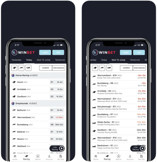 Мобилно приложение на Winbet