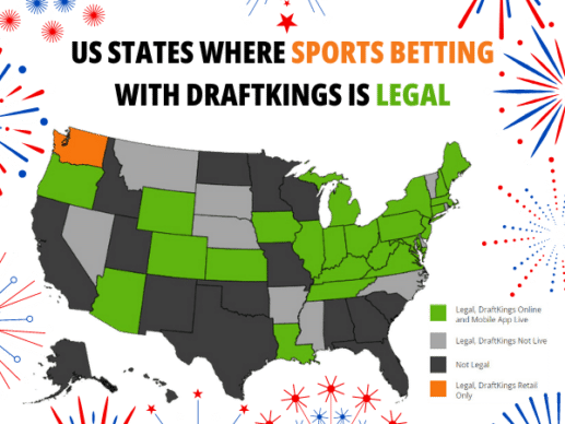 DraftKings States: Where is DK legal?