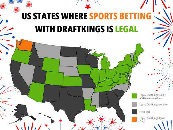 DraftKings States: Where is DK legal?
