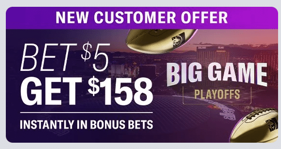 BetMGM new customer offer Bet $5, Get $158 in Bonus Bets!