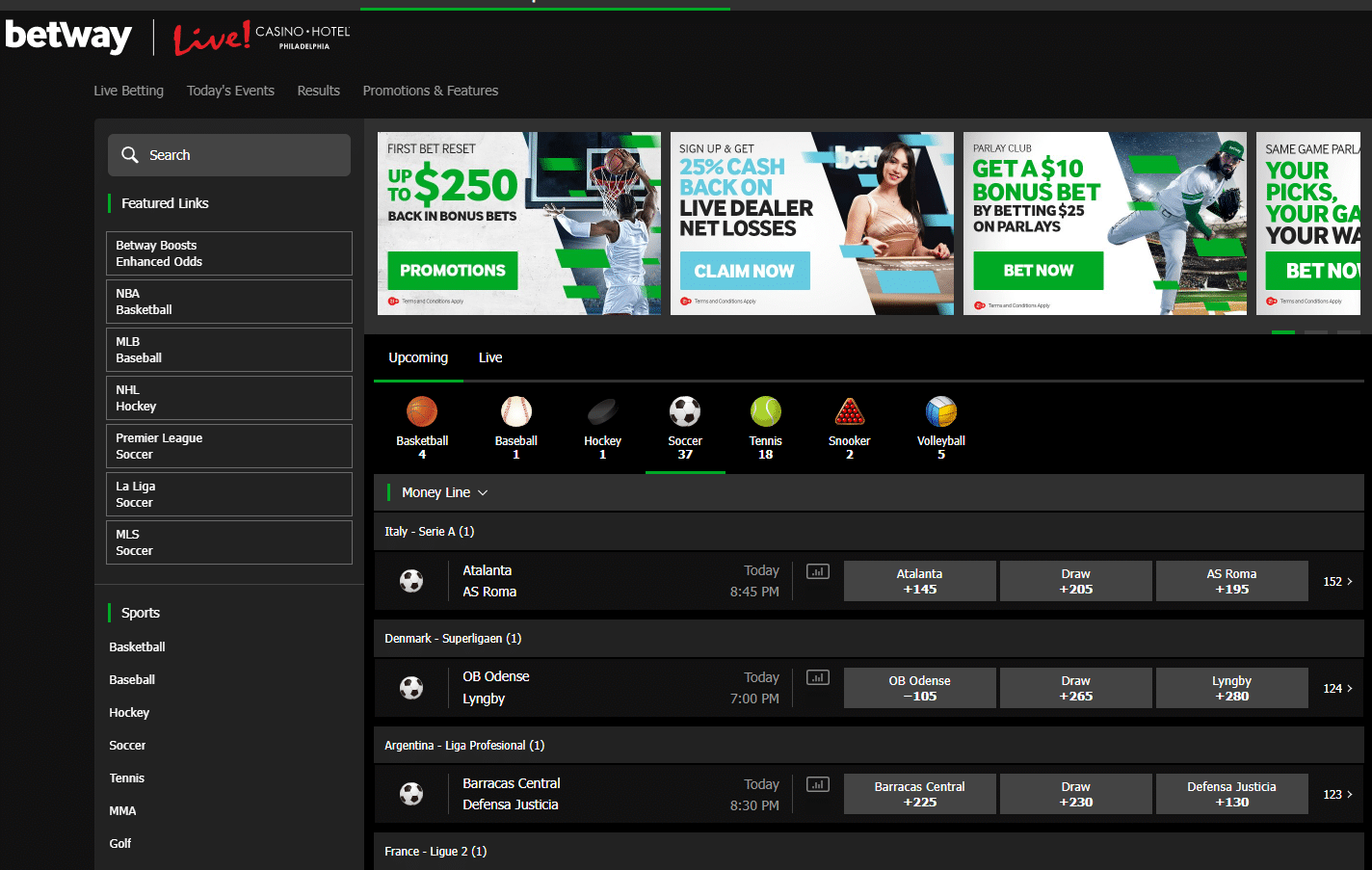 Betway Sportsbook 