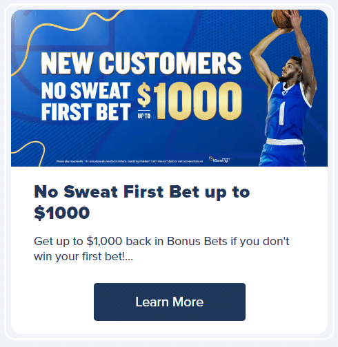 Fanduel sign up offer canada new customers no sweat first bet