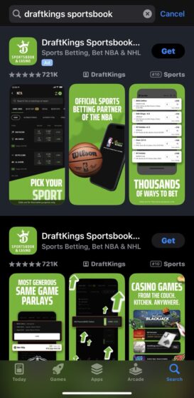 Draftkings app USA download