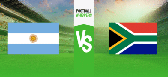 Pronostic Argentine - Afrique du Sud