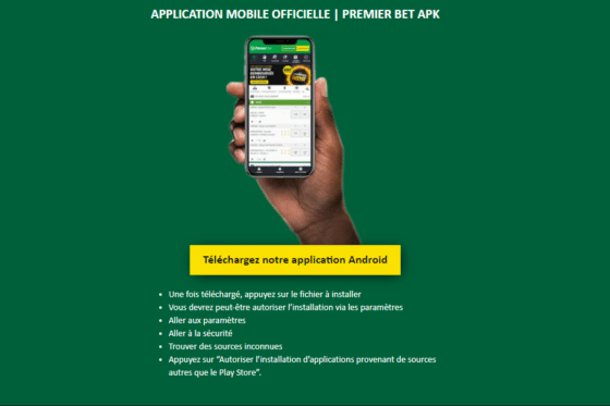 L'application Premier Bet est tr&egrave;s populaire chez les parieurs en Afrique