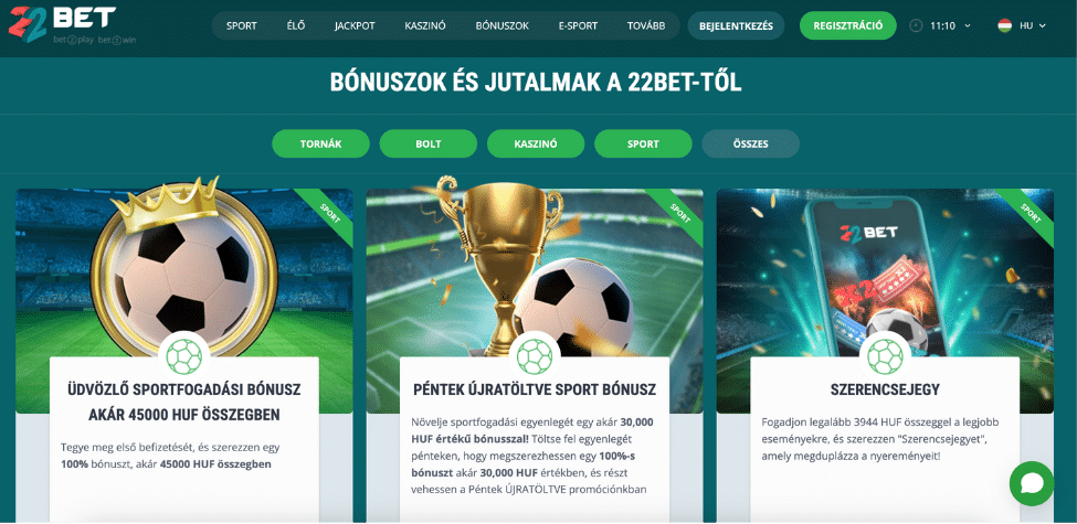 promóciós kód 22BET 22bet promóciós kód 2024 – 22BETHU