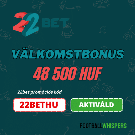22bet prom&oacute;ci&oacute;s k&oacute;d
