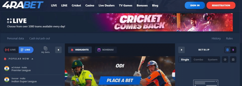 4rabet registration deskop