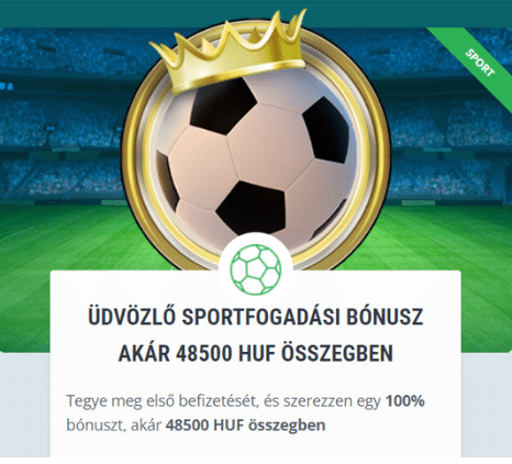 Sportfogad&aacute;si b&oacute;nusz a 22bet-n&eacute;l