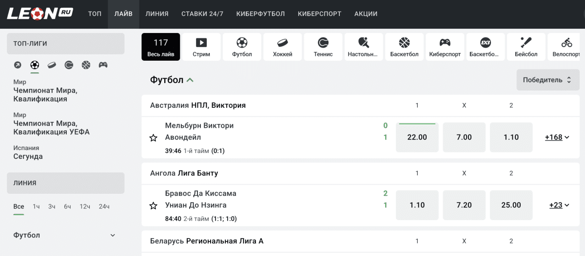 Лучшие букмекерские конторы Леон БК Леон Луший букмекер