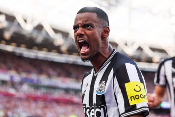 Alexander Isak - Newcastle &ndash; Manchester United fel&aacute;ll&aacute;sok