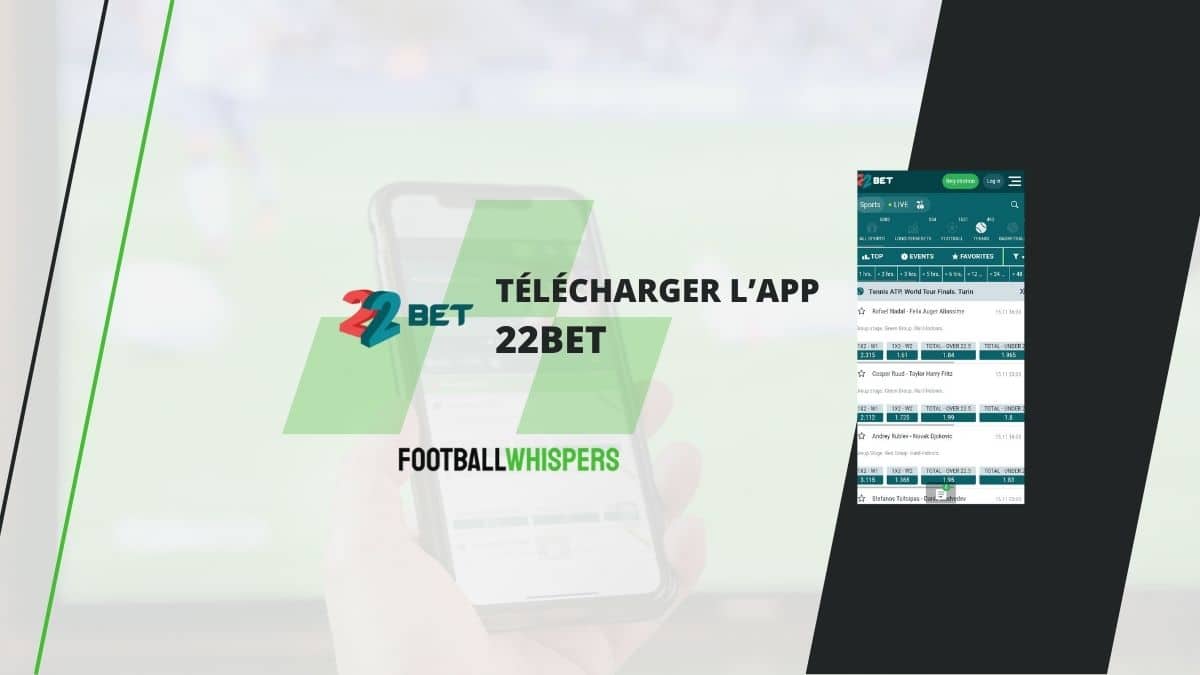 APK 22bet : t&eacute;l&eacute;charger l'application en 2026