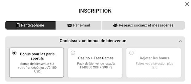 Ouvrez un compte facilement sur Melbet