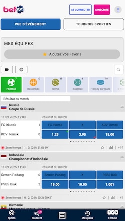 Faites vos pronos sur l'application Bet223 Mali