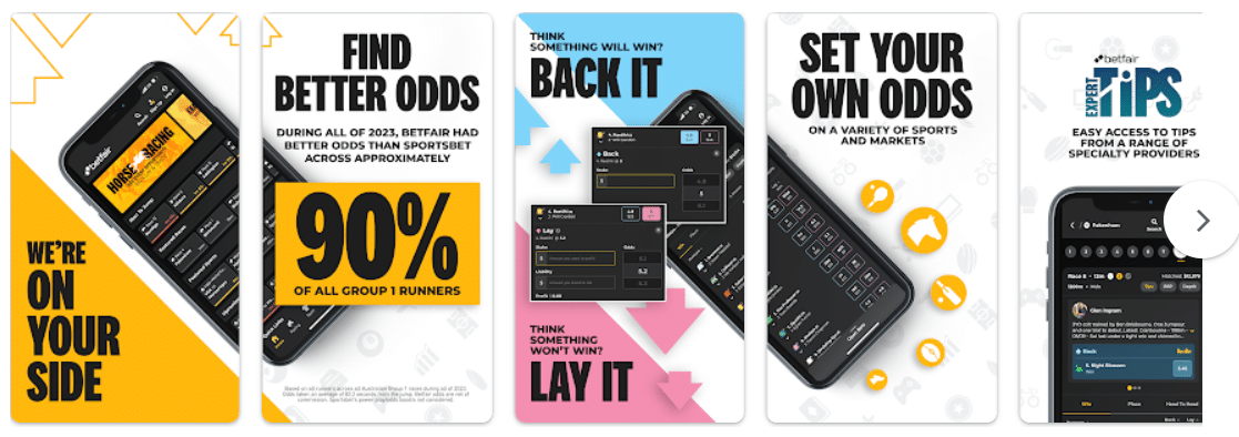 betfair app android download google playstore