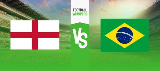 Anglia – Brazília tipp