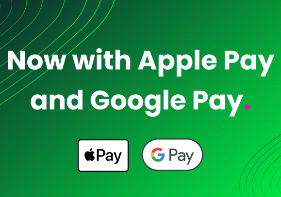 Pay on betright app with apple and google