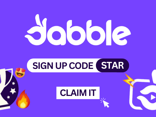 Dabble sign up code "STAR" | Register for exclusive betting offers in April 2026