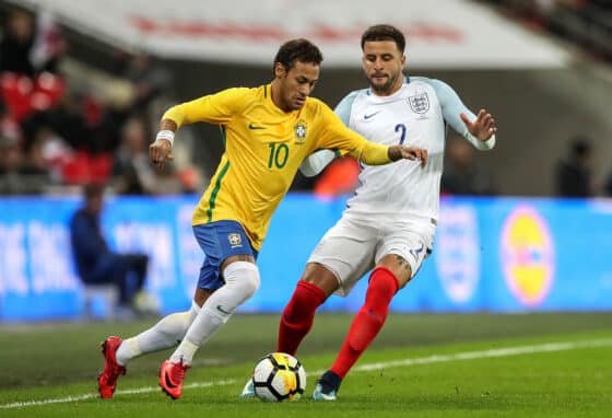 Engeland - Brazili&euml; kijken