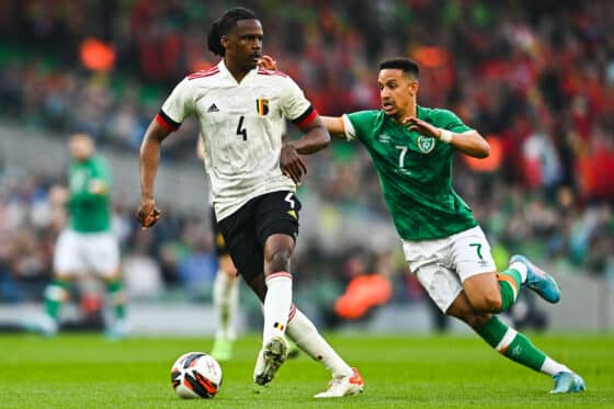 Ierland - Belgi&euml; kijken. 