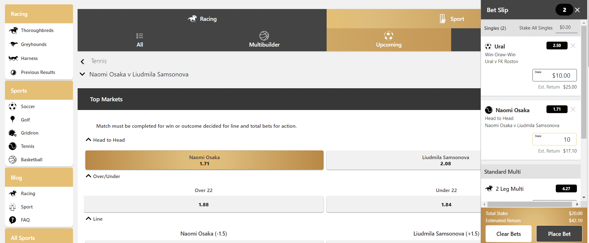 colossalbet sportsbook bet slip multi