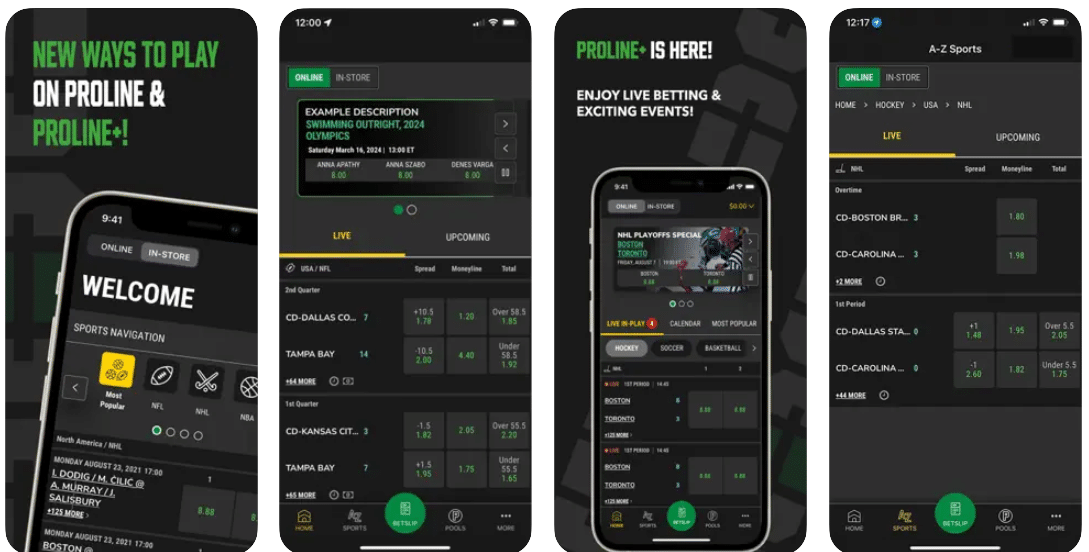 Proline+ sportsbook app ontario canada ios 