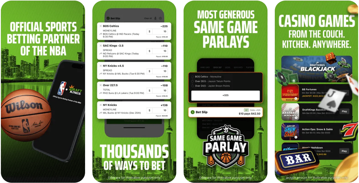 DraftKings app download canada