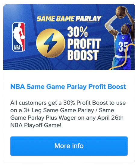 Fanduel NBA bonus