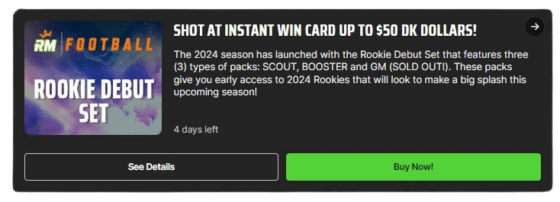 Draftking fantasy points