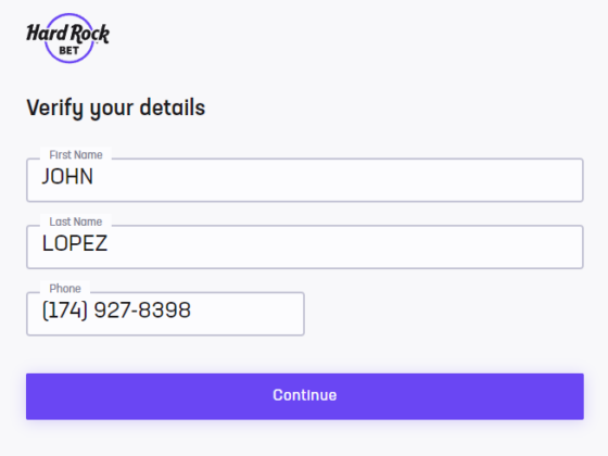 Hard rock bet sign up