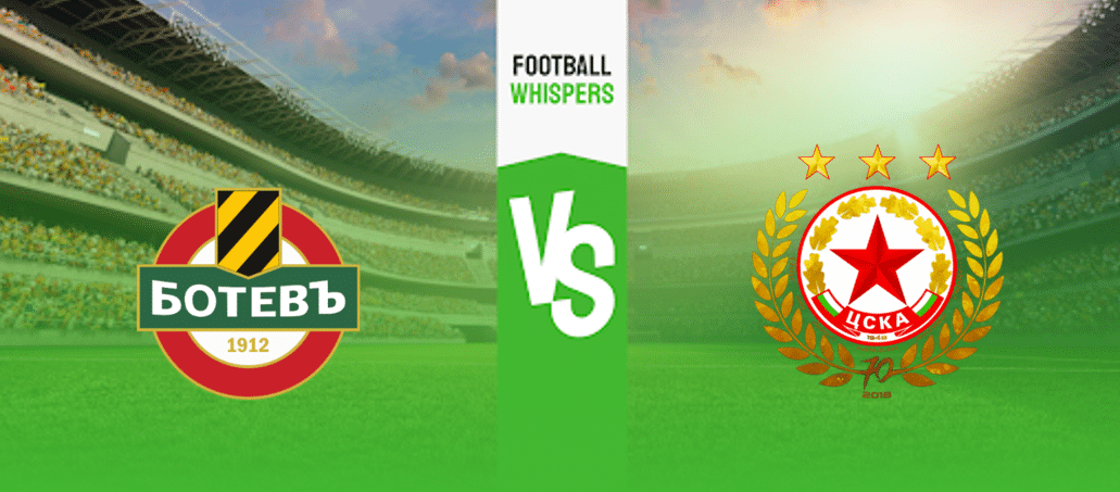 Ботев Пловдив - ЦСКА-София прогноза
