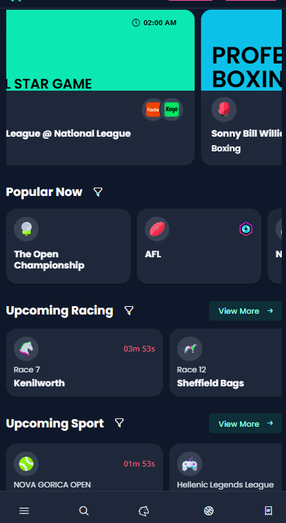 betright mobile betting options