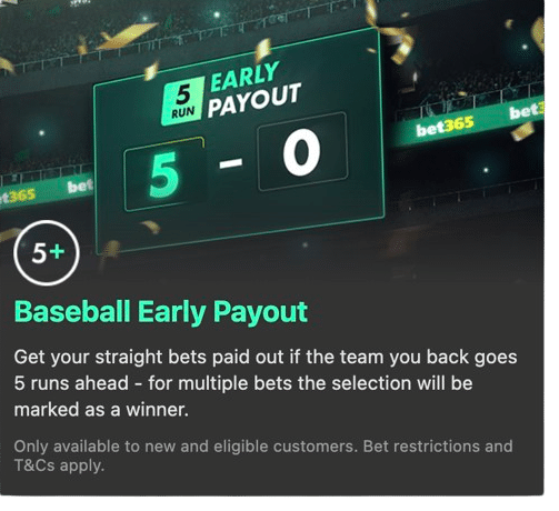 bet365 early payout