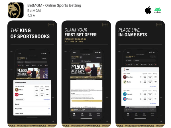 betmgm one of the best sportsbook betting apps in the USA