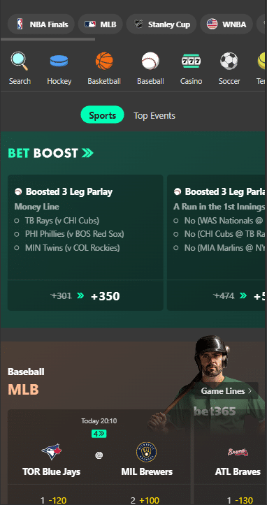 bet365 sportsbook canada