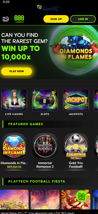 888 casino ontario mobile gaming sites