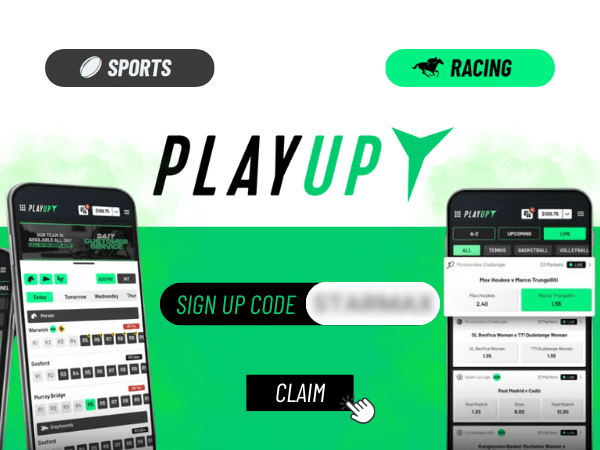 PlayUp offer code 2026: sports & horse racing betting