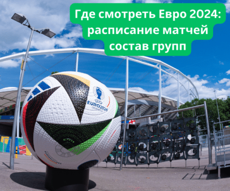 Где смотреть Евро 2024 &mdash; расписание матчей, состав групп