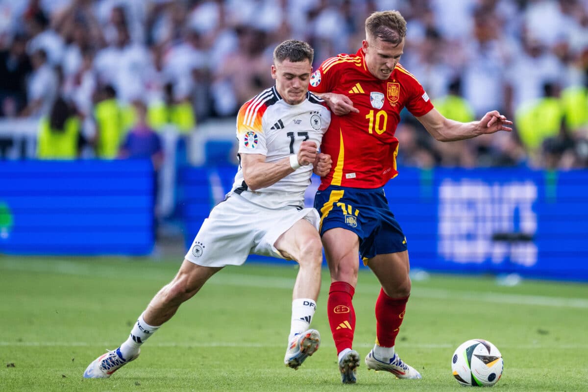 Opstelling Spanje - Frankrijk