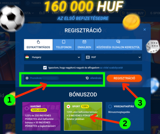 MostBet promókód aktiválása
