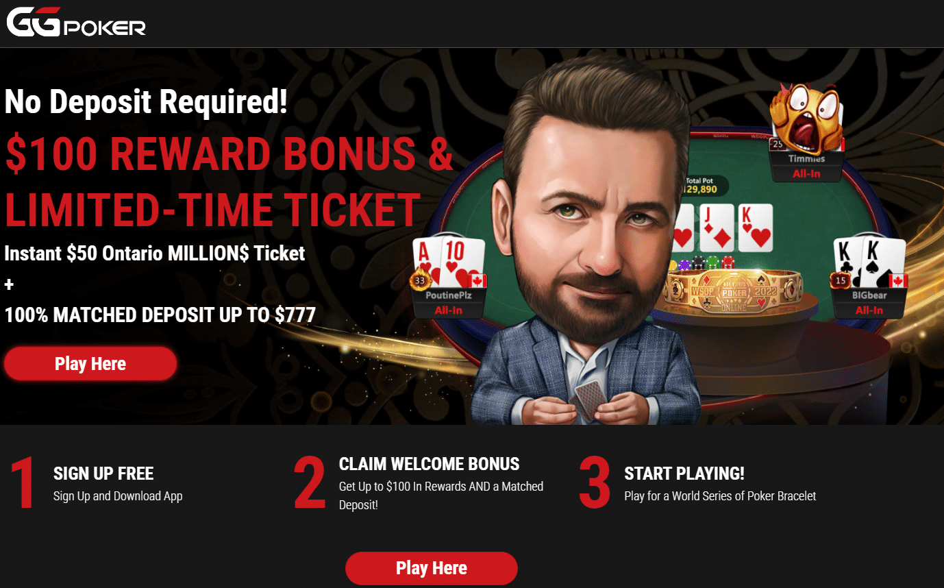 How to claim the GGpoker sign up offer using the bonus code